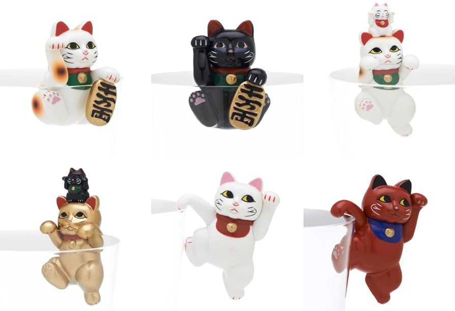 Amazon.co.jp: PUTITTO 招き猫 ［全6種セット(フルコンプ